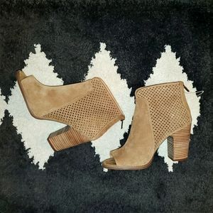 Lucky Brand Lamia Leather Booties - Size 10